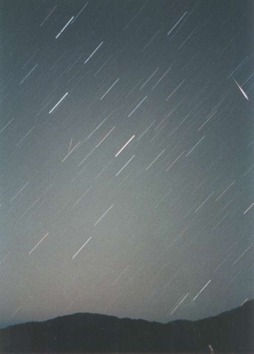 しし座流星の写真
