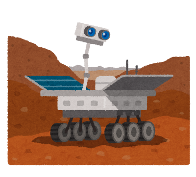 火星探査機・マーズローバーのイラスト | かわいいフリー素材集 いらすとや